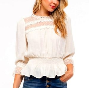 Boho lace top